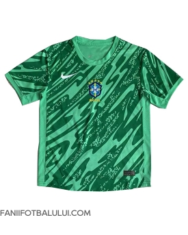 Brazilia Portarii Tricou Fotbal Replică Copa America 2024 Barbati Acasa